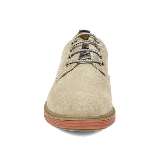 Florsheim Boys, Supacush Flat Toe Oxford Shoes - Little Kids and Big Kids, Sand Velvet/Brick Sole Sand Velvet/Brick Sole 6.5 Big Kid