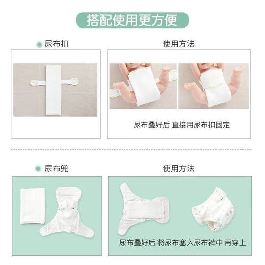 
Royal Friend Baby gauze Diaper Cloth Pure Cotton Newborn Diaper Pure Cotton Baby Washable Supplies Meso Cloth [Length 70 40 cm Width] 0-3 months left 2 packs 2 packs [None]