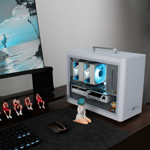 AMD R5 5600/RX7650GRE/6500XT mini host ITX complete portable DIY computer assembly machine desktop mini office desktop AI PC computer configuration four | R5 5600/RX7650GRE