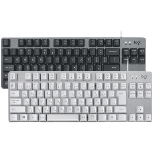 罗技（Logitech）K835有线TKL机械键盘84键TTC轴PBT键帽电竞游戏打字拆包可保 罗技K835青轴 白色【拆封盒装】 自用高 TTC轴 x  否 x  官方标配