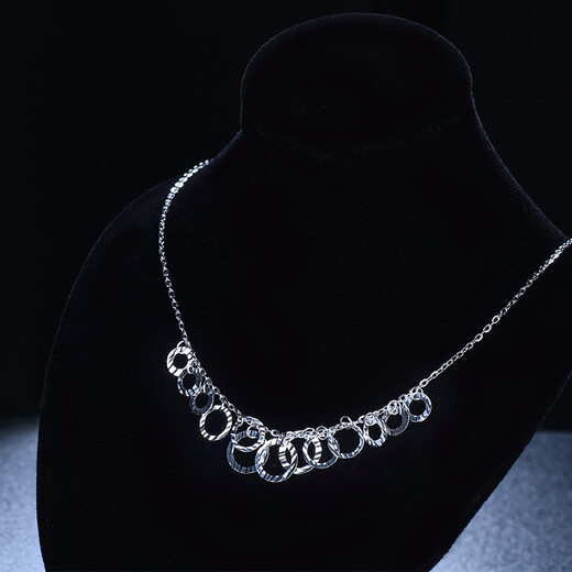 Pt.Charm Platinum Necklace PT950 Platinum Set Chain Women's Confession Balloon Platinum Necklace for Valentine's Day for Girlfriend and Wife In Stock National Inspection Certificate 3.9-4.0g