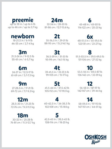 OshKosh B Gosh Boys Long Sleeve Raglan Henley, Blue Gradient Blue Gradient 2T