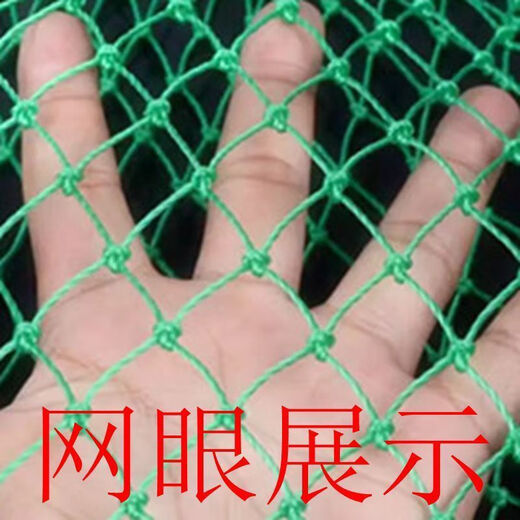 Baichao durable cyan fishing thickened handmade sturgeon net bag Daqing large material net large deepened fishing net big fish copy net Daqing net 24 strands caliber 40 deep 50 mesh 2 cm