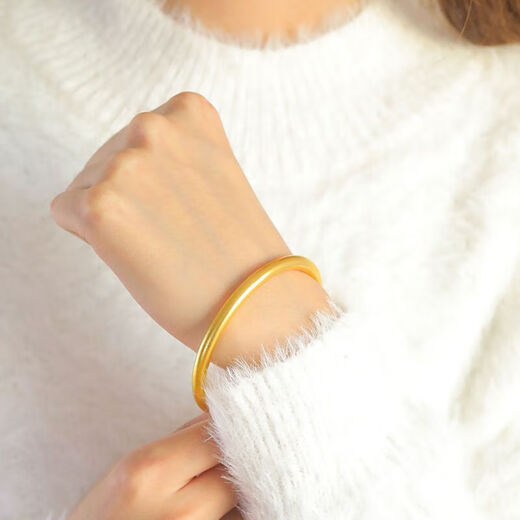 OAZ Pure Gold and Silver 999 Handmade Heritage Curly Grass Pattern Ancient Gold and Silver Bracelet High Real Gold and Silver 56 Circles 90-100 Jin Jin is equal to 0.5 kg 24h delivery - Curly Grass Pattern - Gift box has a face