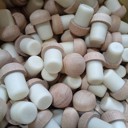 Jijia Elephant Soda Water Bottle Stopper Perrier Sparkling Water Grain Storage Glass Bottle Universal Beech Wood Stopper Mushroom Stopper 6 Free Funnel