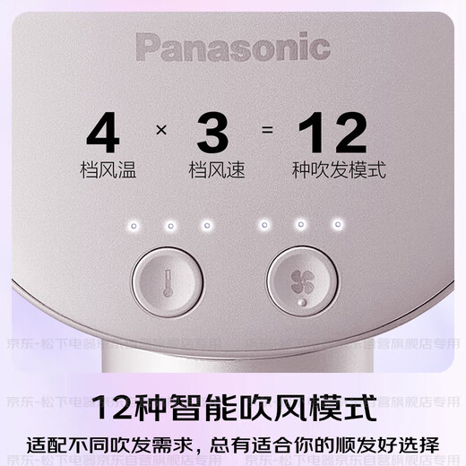 Panasonic Ouyang Nana's same flower core hair dryer household high-speed hair dryer does not hurt hair Nanoyi water light ion care gift for girlfriend EH-JNW6A
