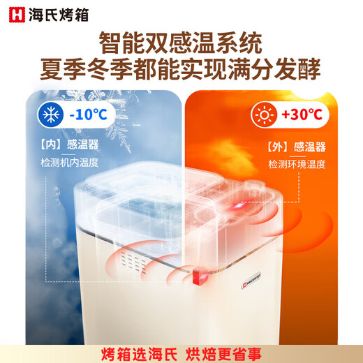 HAUSWIRT official direct sales bread machine household fully automatic multi-functional new intelligent small dough mixer fermentation breakfast toaster white low sugar technology