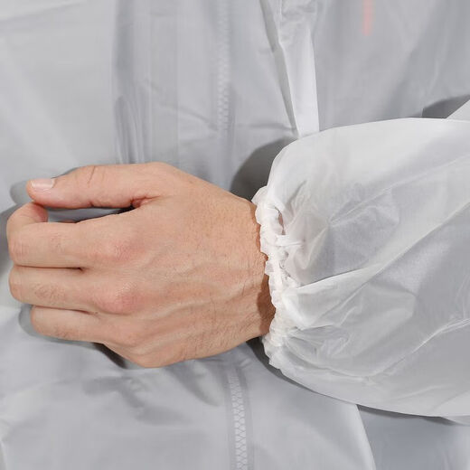 DECATHLON fishing folding raincoat poncho adult raincoat transparent long full body waterproof portable men and women outdoor non-disposable green L