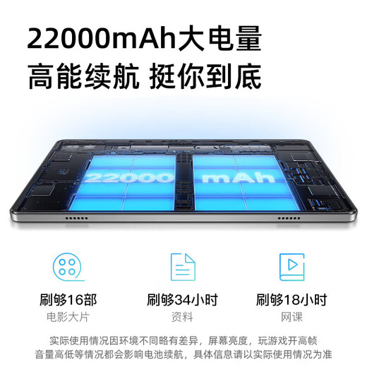 2025 new 16+1TB tablet computer 2-in-1 Samsung eye protection screen 5G smartphone gaming office study sea blue free leather case 512G丨free trial丨powerful ten cores 12G running low configuration version full Netcom 5G dual band
