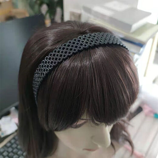 Adult toothed bangs hairband face wash versatile broken hairpin headband retro hairpin female headband clip 2.2cm wide flower headband