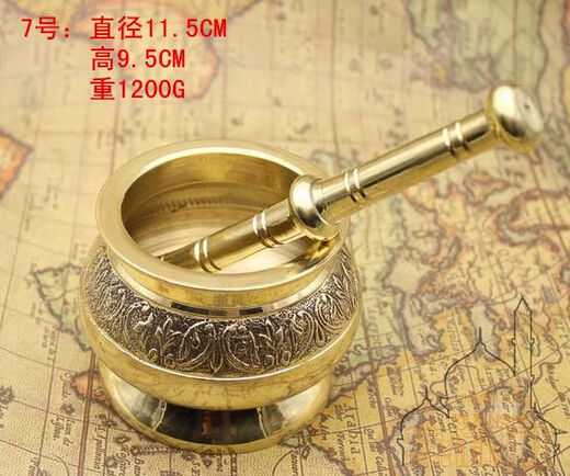 Pakistani copper garlic press garlic press medium pounding jar masher grinding jar multiple specifications No. 1