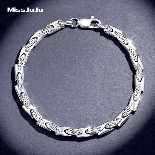 Miss JuJu pt950 platinum bracelet men's domineering platinum knight bracelet super flash car flower design all Specifications are based on the actual weight, more refunds or less compensation
