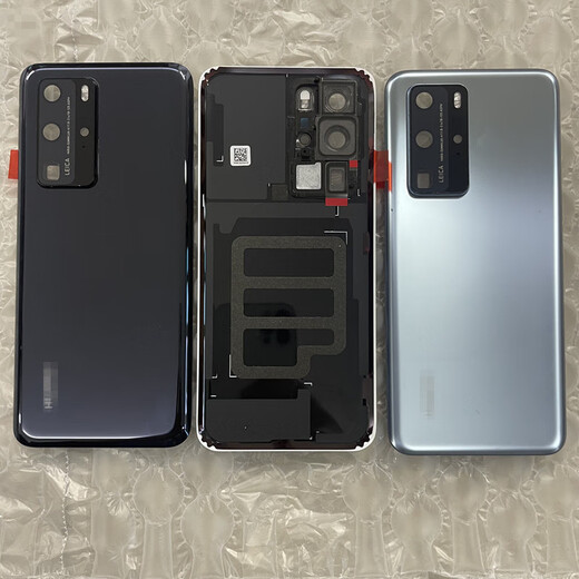 Huawei (HUAWEI) brand original, suitable for Huawei P40pro original disassembly back cover 40 original disassembly rear glass battery cover P40pro bright black, full original disassembly with frame accessories