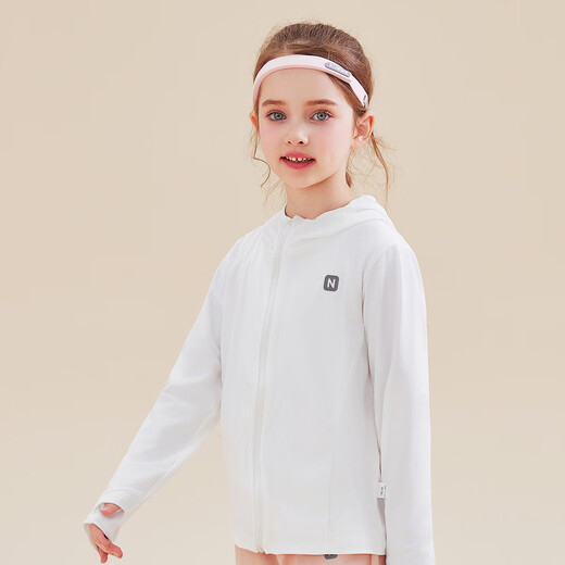 Catman children's original yarn sun protection clothing for boys 2025 new summer anti-UV ice silk cool sun protection clothing for girls gray original yarn sun protection + moisture absorption and quick drying 140