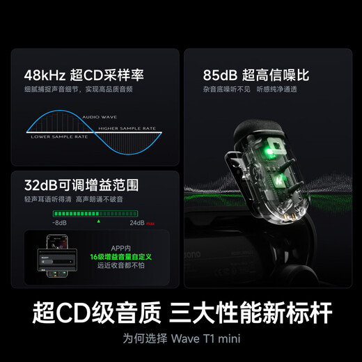 Maono Wireless Microphone Lavalier Microphone One-in-One Two-in-One Live Short Video Outdoor Noise Reduction Android Apple Phone Camera Recording Professional Tuning Mini Microphone Voice Changer Maono T1mini T1 Two-in-One Two Android Port + Lightning Port