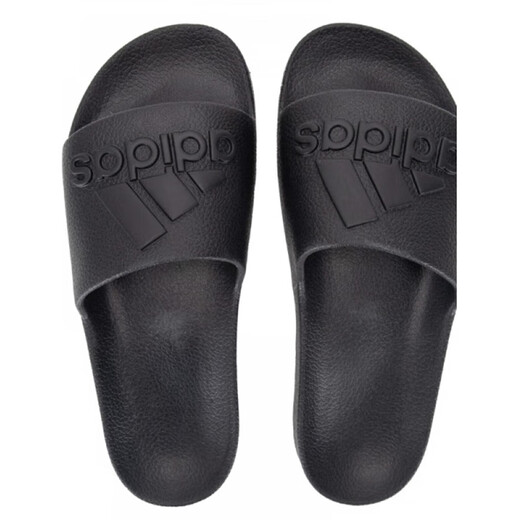 Adidas (Adidas) Sandalen Herren- und Frauenschuhe für Sommer Neue Outdoor Sports Beach Schuhe Freizeitlicht Flip Flops If7371/All Black/Flip Flops 44.5