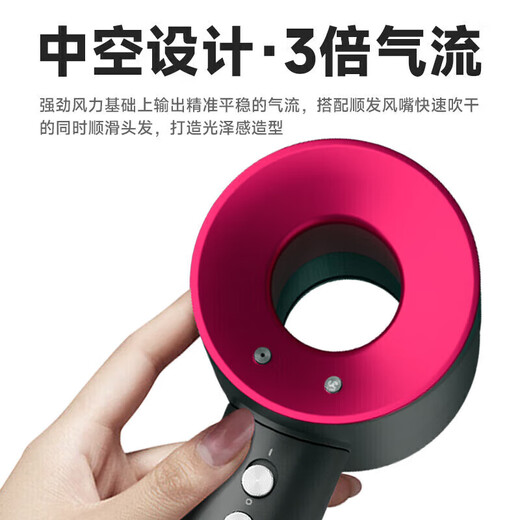 Xiaomi Baby Leafless High-Speed Hair Dryer Home Silent Negative Ion High Power Does Not Harm Hair Constant Temperature Quick-drying Hair Dryer Barber Shop High Wind Power Huaqiang North Hair Dryer No. 1 Official Subsidy Macaron/Single Nozzle/4 Billion Level Negative Ions