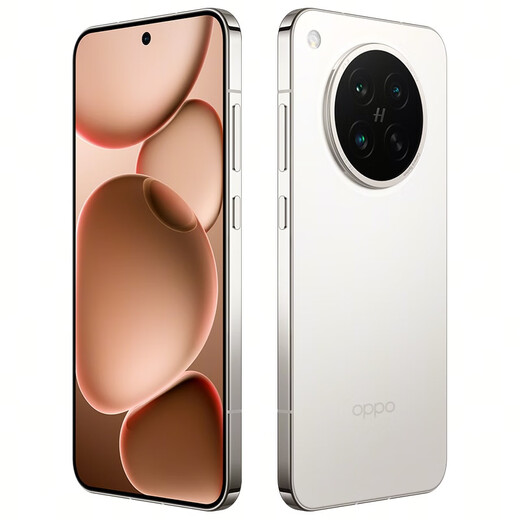 OPPO Find X8s 12GB+256GB Moonlight White Ultra Narrow Equilateral Dimensity 9400+ Hasselblad Portrait Super Long Battery Life AI 5G Flagship Mobile Phone