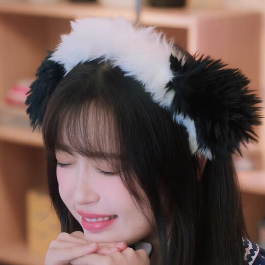 Tang Funi Hush The King Is Hibernating Yu Shuxin Wei Zhi Same Style Plush Puppy Headband Cute Face Wash Hairpin Headband Hair Accessory Female Puppy Plush Headband