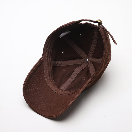 MUJIUSHI Japanese style simple large head circumference baseball cap for men and women, black versatile trendy brand peaked cap for men, autumn sun visor for women, navy blue (washed cotton) L increased head circumference (60-64cm)