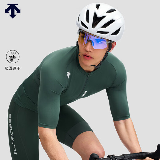 DESCENTE REDESCENTE series men's knitted sports tops and cycling clothes new summer products GN-green M (170/92A)