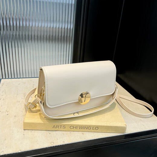 MEDYST洋气色女包时尚手拿包春季新款潮流休闲简约气质单肩斜挎包 卡其色