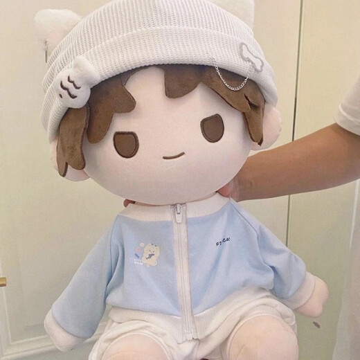 40cm cotton baby doll sitting position attribute Ichiban doll clothes centimeter doll replacement set Blue Star Sleeping Fish (top + pants) 40cm sitting position doll (doll not included)