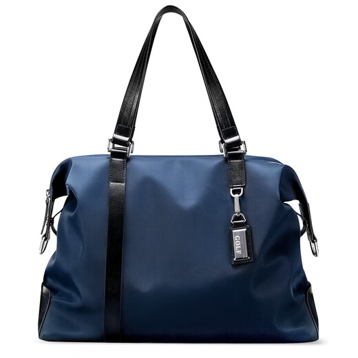 高尔夫（GOLF）男士旅行包大容量商务登机手提包迷彩健身包短途轻便行李袋女 蓝色. 大