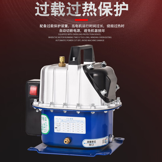 FHJQB car air conditioner whipping dual-purpose vacuum pump plus fluoride repair tool refrigerant meter filling refrigerator adjustable motor leak detection pure copper electric 6.0 liter pump + 536 double meter 6-year warranty