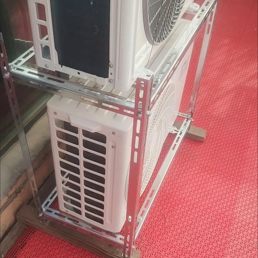 Yingtang air conditioner outdoor unit bracket 1.5 HP 2 HP 3 HP universal outdoor floor-standing stacked double-layer bracket thickened to prevent falling. 1-2 HP galvanized thickened version 85*40*85