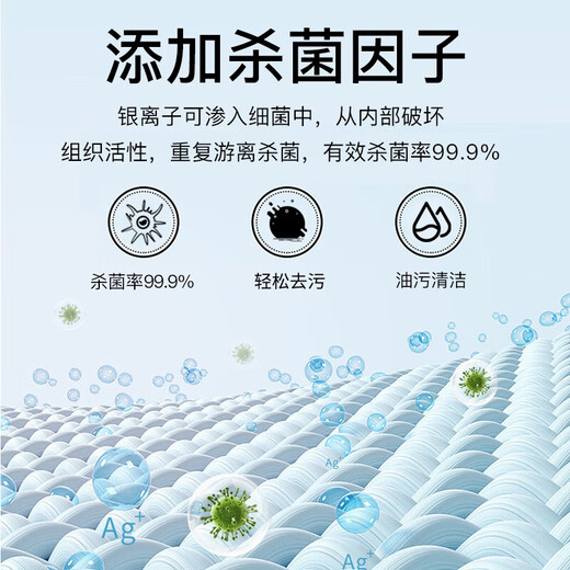 Oupai kitchen wipes silver ion degreasing powerful cleaning large packaging thickened 90 pieces / package OS-1027 5 packages single package half arm length