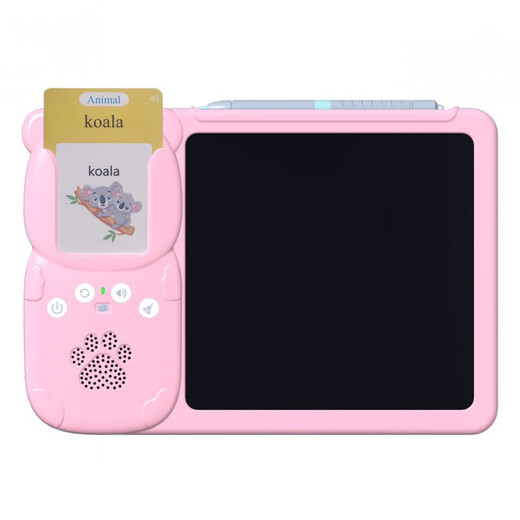 Huluoluo Children's Enlightenment Palm Card Early Education Machine Chinese and English Bilingual Literacy Learning Machine Kindergarten Baby Toys Blue (112 cards, 224 audiobooks) Chinese and English (rechargeable model