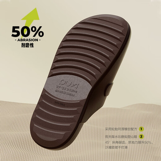 Pu Xi 2025 New Croc Shoes Women's Summer Soft-soled Birkenstock Shoes Non-Stinky Feet Breathable Anti-Slip Sandals Women Light Sand Color + Bear Shoe Flower 35-36