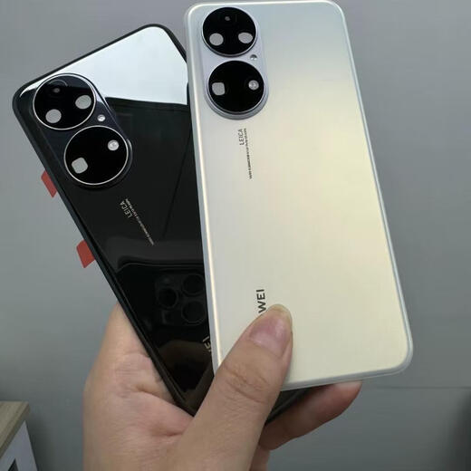 X Suitable for Huawei P50 original back cover p50pro original glass back case p50E mobile phone battery cover shell P50pro back cover shiny gold black original back cover