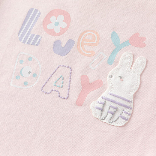 David Bella children's short-sleeved thin T-shirt summer wear for boys and girls moisture-absorbent, quick-drying and cool feeling 5A antibacterial and anti-mite