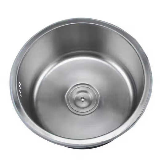 304 stainless steel sink basin for harvesting rural firewood stoves, smokeless stove round basin, 280 round basin, 28CM round basin, 304 stainless steel