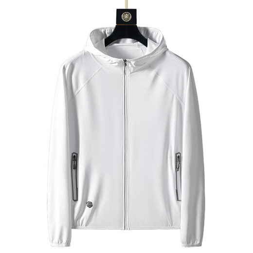 Summer sun protection clothing for couples, summer thin breathable ice silk fishing sun protection clothing, ultra-thin jacket for men and women, quick-drying clothing, pink 4XL