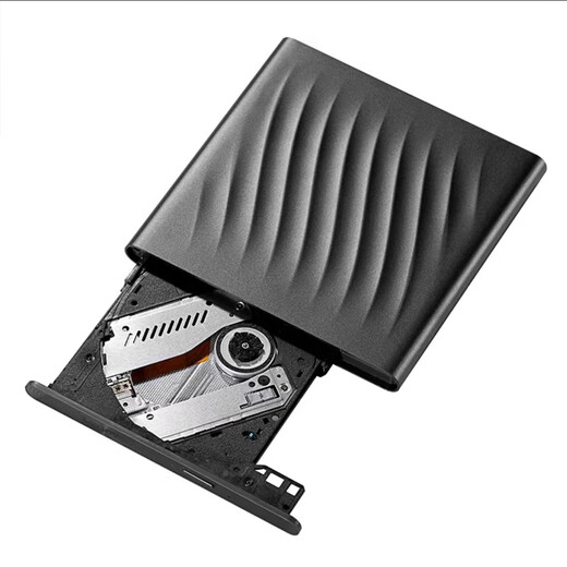 Externes optisches Laufwerk von Lenovo, externer DVD-Recorder, mobiles optisches Laufwerk, externes optisches Laufwerk, tragbares optisches Laufwerk für Laptops, externes Lesegerät und Brenner, schwarzes GP95-Dual-Interface, optisches Blu-ray-Laufwerk (U+C-Anschluss)