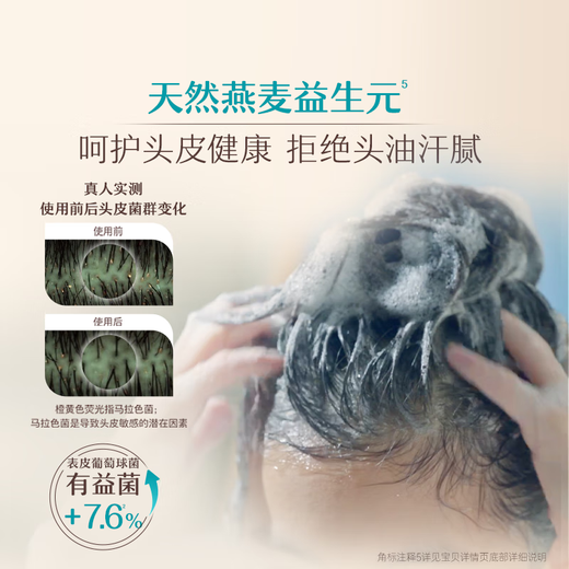 Aveeno Aveeno children's shampoo 3-6-12 years old, teenagers' fluffy and smooth shampoo and conditioner two-in-one 354ml