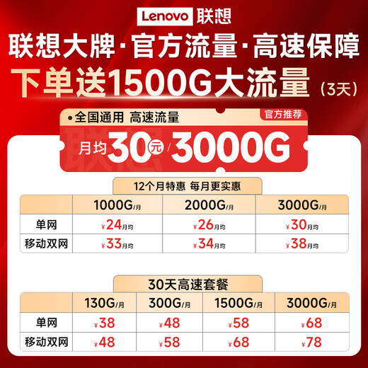 Lenovo original mobile portable wifi6 supports 5G devices wireless Internet access card-free wifi portable network unlimited traffic national universal car laptop 2025 model Lenovo official authentic flagship fully equipped with high-speed 3000 mAh - charging model dual network card-free + 30-day free trial + suitable for ZTE, Apple and other devices