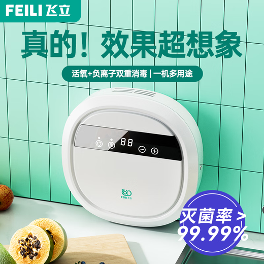 Feili ozone hotel indoor disinfection, sterilization, deodorization and odor negative ion air purification household kitchen ozone generation machine FL-C08A (multifunctional disinfection machine)