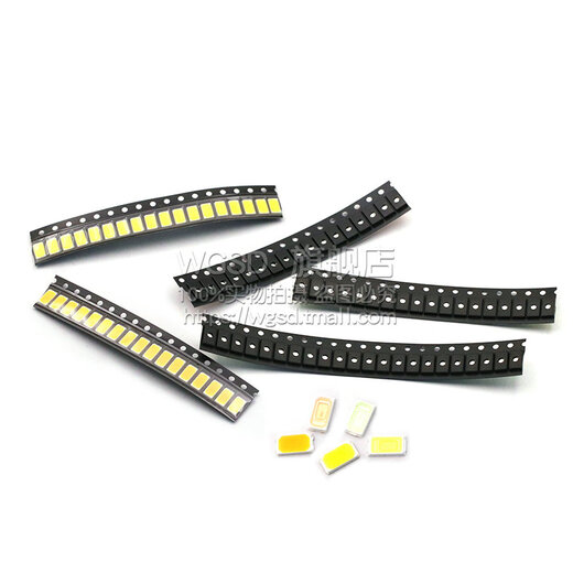 Dafurui LED SMD lamp beads 0.2W 0.5W cold white red light positive white light warm blue emerald green yellow highlight meter 5730 yellow light 0.5W150MA 3.3-3.6V (30 pcs)