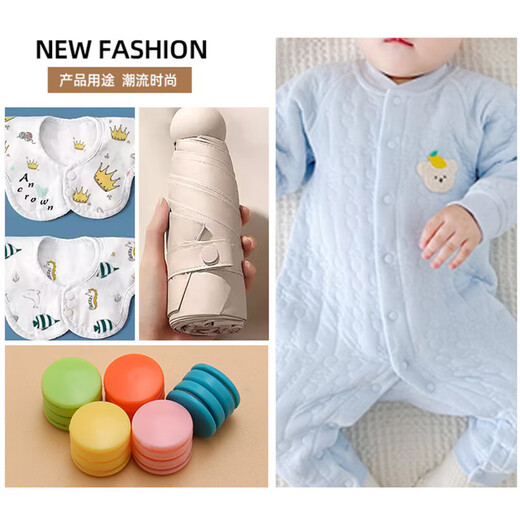 Quilt cover, shoe snaps, no sewing, no tools required, baby clothes four-button concealed buttons, invisible buttons, baby press buttons, white, 12-pack with tools included