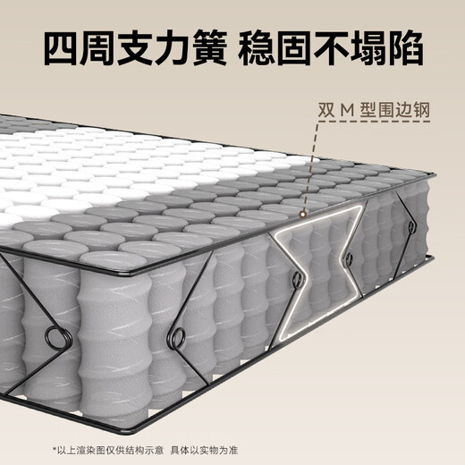 Jingjing Tokyo-made back support classic Pro 4R five-zone single bag spring imported jute master bedroom double mattress 1.5*2 meters
