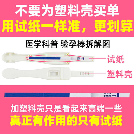 Pregnancy test stick early pregnancy test paper early pregnancy accurate test paper high-precision pregnancy test strip pregnancy test pen for women 100 copies