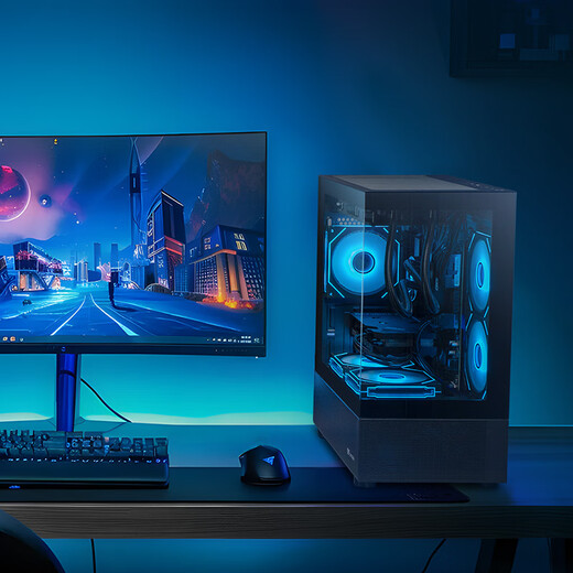 Ningmei Du Soul i5 14600KF/RTX5060Ti/16G/1T designer e-sports gaming desktop assembly computer host complete set