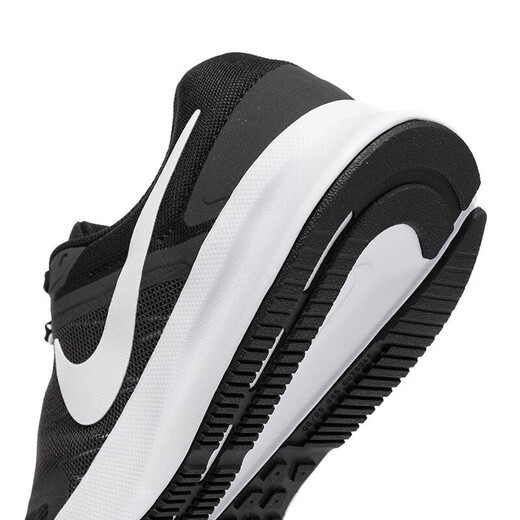 耐克（NIKE）跑步鞋男2025年夏季款缓震低帮轻便休闲透气运动鞋DA1105-007 RUN SWIFT 3/黑/白/深烟灰 42.5 270/9