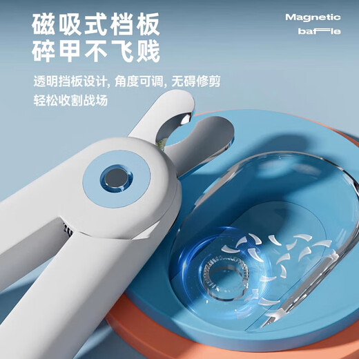 Cat Nail Clippers Gravity Nail Clippers Special Corgi Nail Clippers with LED Light and Free File Rabbit Pet Clippers Upgraded 2.0 Blades Sharp and Will Not Break Nails - Pink