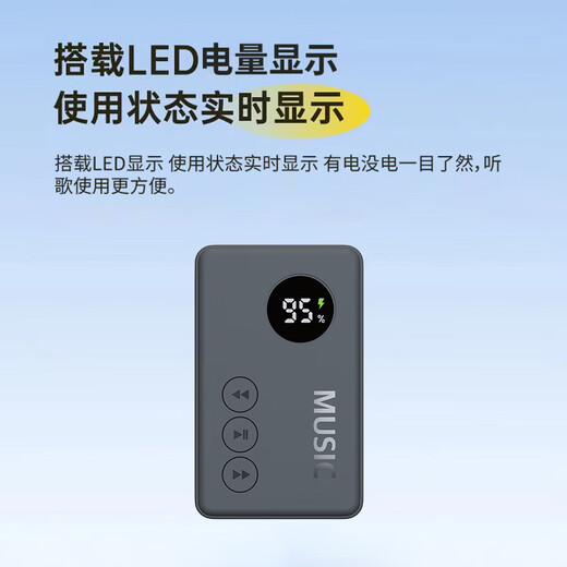 INBOFEE Bluetooth MP3 without external plug-in card for students to listen to music with TF memory dedicated to connect wireless Bluetooth wired headphones 16G card package (provides a song list that can help with 200 songs) can be connected to Bluetooth / without external plug-in / free download tool