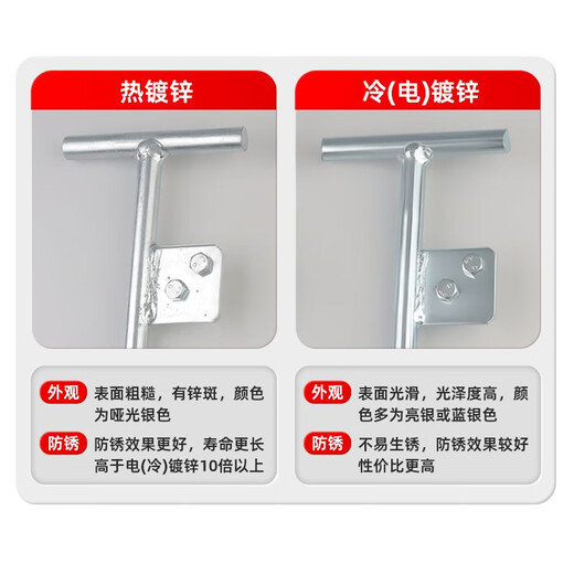 贝傅特 接地针 电力镀锌圆钢接地桩工程接地极地线配针防雷接地棒避雷针冷镀锌 一字焊板16*800